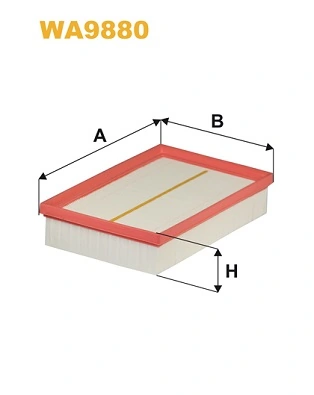WIX FILTERS WA9880 — Фільтр повітряний