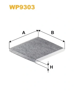 WIX FILTERS WP9303 — Фільтр салону вугільний
