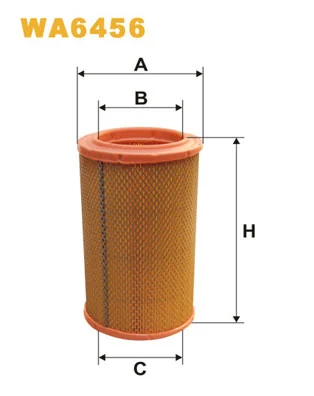 WIX FILTERS WA6456 — Фільтр повітряний CITROEN WA6456/AR275 (вир-во WIX-FILTERS)