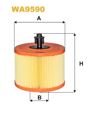WIX FILTERS WA9590 — Фільтр повітряний BMW 1, 3, X1 2.5-3.0 05- (вир-во WIX-FILTERS)