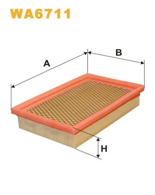 WIX FILTERS WA6711 — Фільтр повітряний WA6711/003/4 (вир-во WIX-FILTERS)