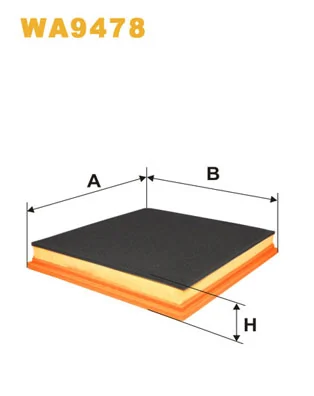 WIX FILTERS WA9478 — Фільтр повітряний WA9478/AP003/7 (вир-во WIX-FILTERS)