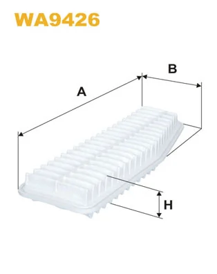 WIX FILTERS WA9426 — Фільтр повітряний TOYOTA PREVIA 2.4i WA9426/AP142/5 (вир-во WIX-FILTERS)