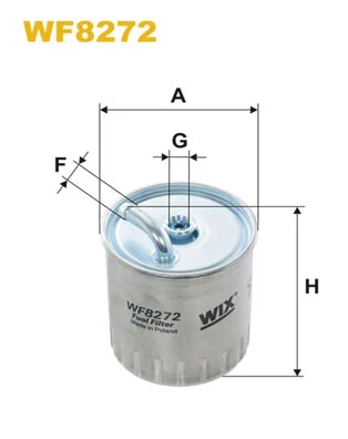 WIX FILTERS WF8272 — Фільтр паливний