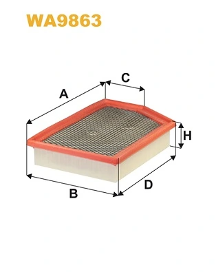 WIX FILTERS WA9863 — Фільтр повітряний