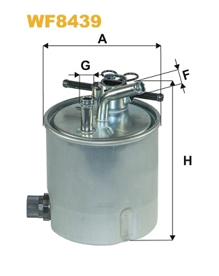 WIX FILTERS WF8439 — Паливний фільтр