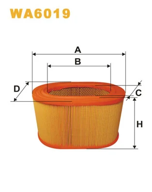 WIX FILTERS WA6019 — Фільтр повітряний