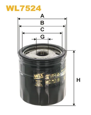 WIX FILTERS WL7524 — Фільтр масляний