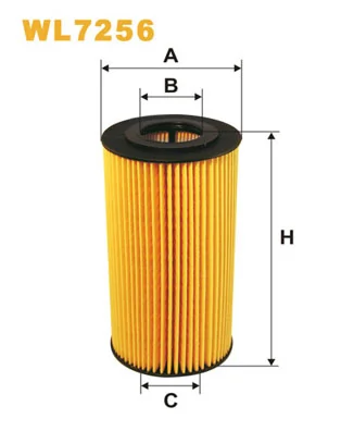 WIX FILTERS WL7256 — Фільтр оливний двигуна BMW E34, E36 WL7256/OE649/1 (вир-во WIX-FILTERS)