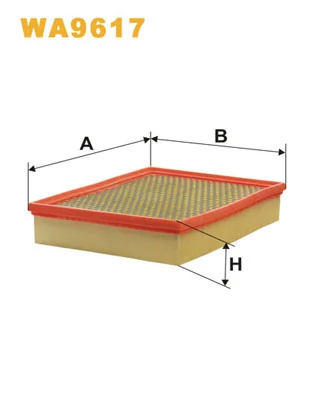 WIX FILTERS WA9617 — Фільтр повітряний