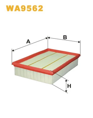 WIX FILTERS WA9562 — Фільтр повітряний