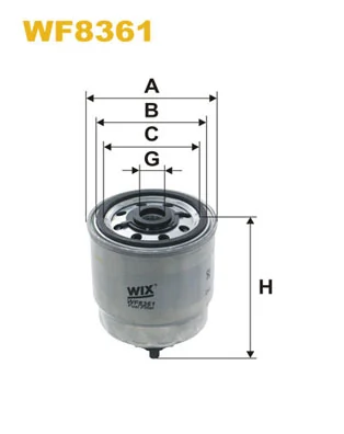 WIX FILTERS WF8361 — Фільтр паливний