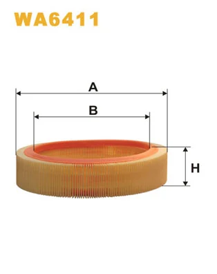 WIX FILTERS WA6411 — Фільтр повітряний