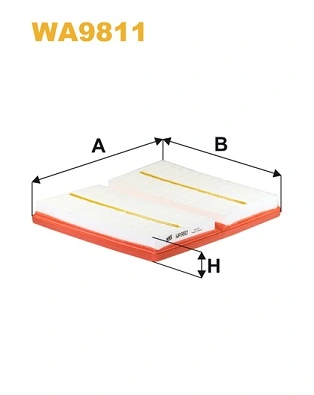WIX FILTERS WA9811 — Фільтр повітряний