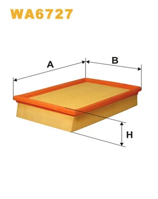 WIX FILTERS WA6727 — Фільтр повітряний