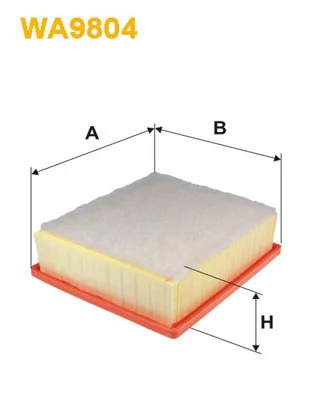 WIX FILTERS WA9804 — Фільтр повітряний