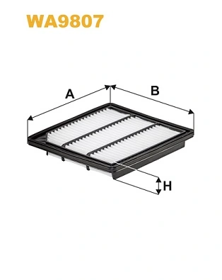 WIX FILTERS WA9807 — Фільтр повітряний