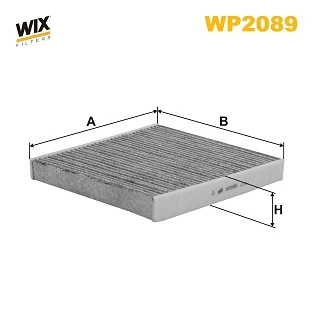 WIX FILTERS WP2089 — Фільтр салону вугільний