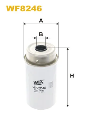 WIX FILTERS WF8246 — Фільтр паливний FORD TRANSIT 2.2-2.4 TDCI 06-14 (вир-во WIX-FILTERS)