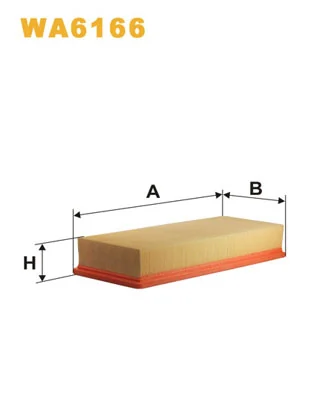 WIX FILTERS WA6166 — Фільтр повітряний