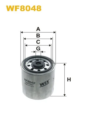 WIX FILTERS WF8048 — Паливний фільтр