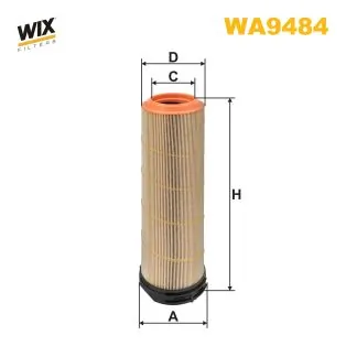 WIX FILTERS WA9484 — Фільтр повітряний WA9484/AK218/2 (вир-во WIX-FILTERS)