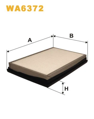 Filtre à air WIX FILTERS WA6372