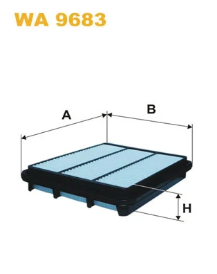 Filtre à air WIX FILTERS WA9683