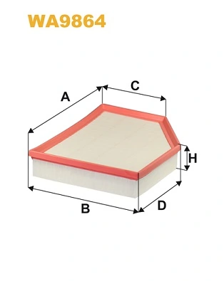 WIX FILTERS WA9864 — Фільтр повітряний