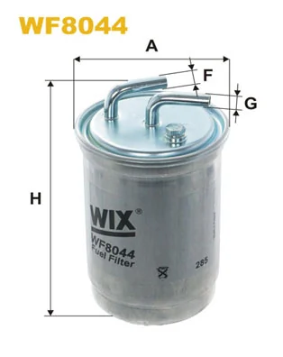 WIX FILTERS WF8044 — Фільтр паливний FORD ESCORT WF8044/PP838/1 (вир-во WIX-FILTERS)