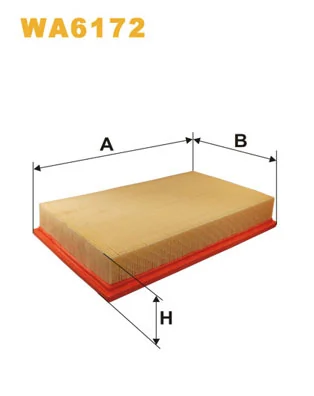 WIX FILTERS WA6172 — Фільтр повітряний