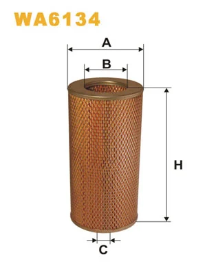 WIX FILTERS WA6134 — Фільтр повітряний