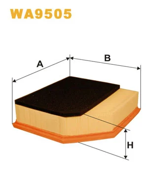 WIX FILTERS WA9505 — Фільтр повітряний