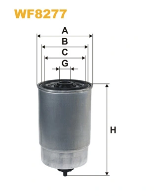 WIX FILTERS WF8277 — Фільтр паливний