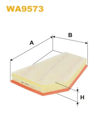 WIX FILTERS WA9573 — Фільтр повітряний