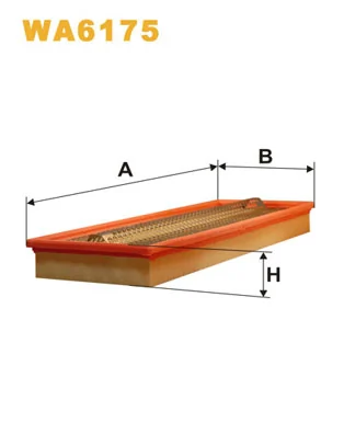 WIX FILTERS WA6175 — Фільтр повітряний