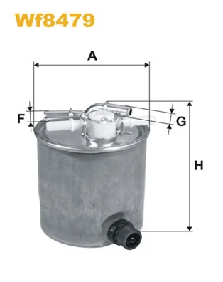 WIX FILTERS WF8479 — Фільтр паливний