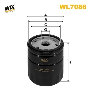 WIX FILTERS WL7086 — Фільтр масляний
