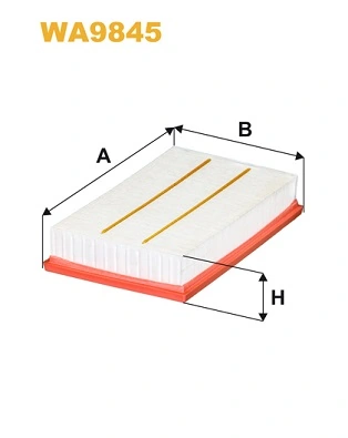 WIX FILTERS WA9845 — Фільтр повітряний