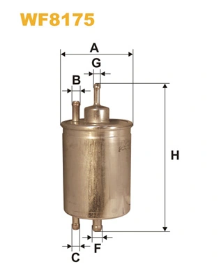 WIX FILTERS WF8175 — Фільтр паливний