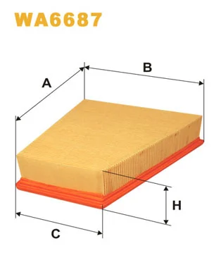 WIX FILTERS WA6687 — Фільтр повітряний