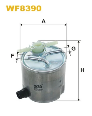 WIX FILTERS WF8390 — Фільтр паливний