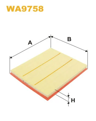 WIX FILTERS WA9758 — Фільтр повітряний