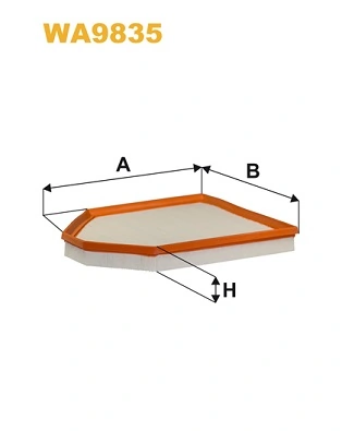 WIX FILTERS WA9835 — Фільтр повітряний