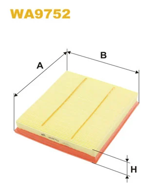 WIX FILTERS WA9752 — Фільтр повітряний
