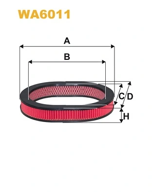 WIX FILTERS WA6011 — Фільтр повітряний WA6011/320 (вир-во WIX-FILTERS)