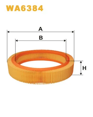 WIX FILTERS WA6384 — Фільтр повітряний