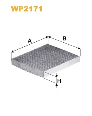 WIX FILTERS WP2171 — Фільтр салону вугільний