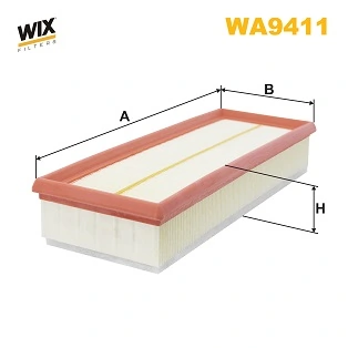 WIX FILTERS WA9411 — Фільтр повітряний CITROEN C3 WA9411/AP130/9 (вир-во WIX-FILTERS)