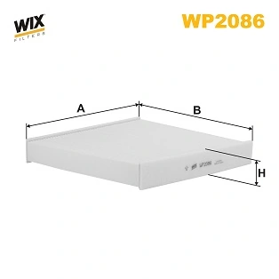 WIX FILTERS WP2086 — Фільтр салону